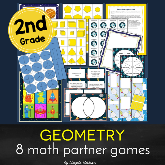 2nd Grade Geometry: 8 Math Games