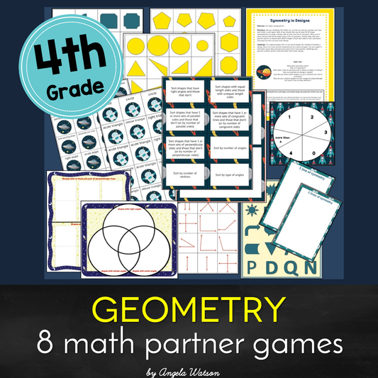 4th Grade Geometry: 8 Math Games
