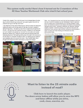 End of Year Checklists & Classroom Close Out Plan