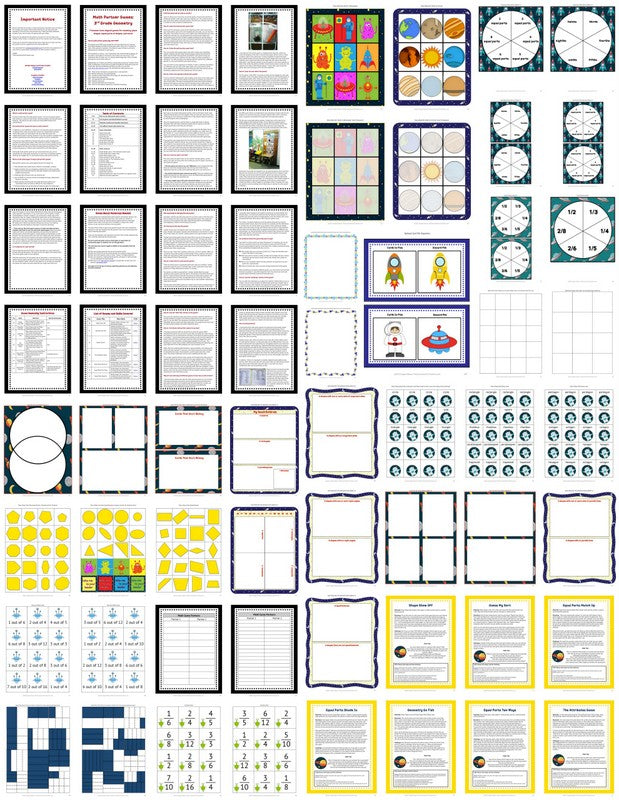 3rd Grade Geometry: 7 Math Games