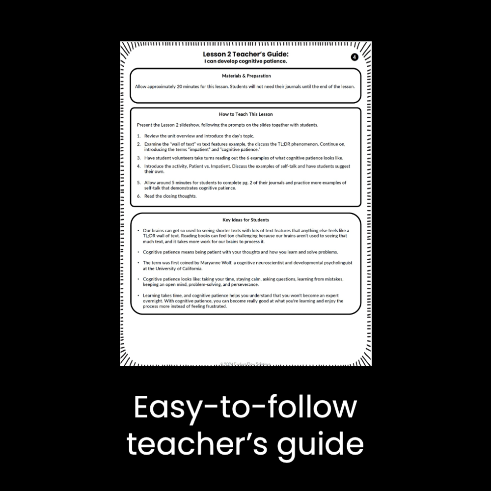 Self-Advocacy & Self-Regulation: 10 lessons with PPT and student journals