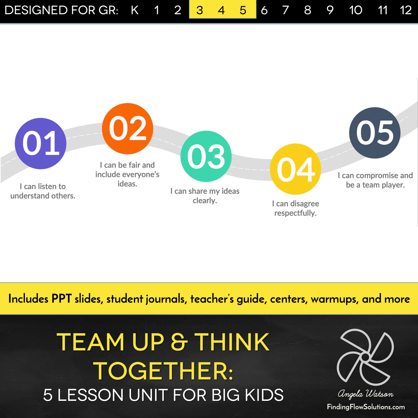 Team Up & Work Together: Collaboration and group work skills for gr 3-5