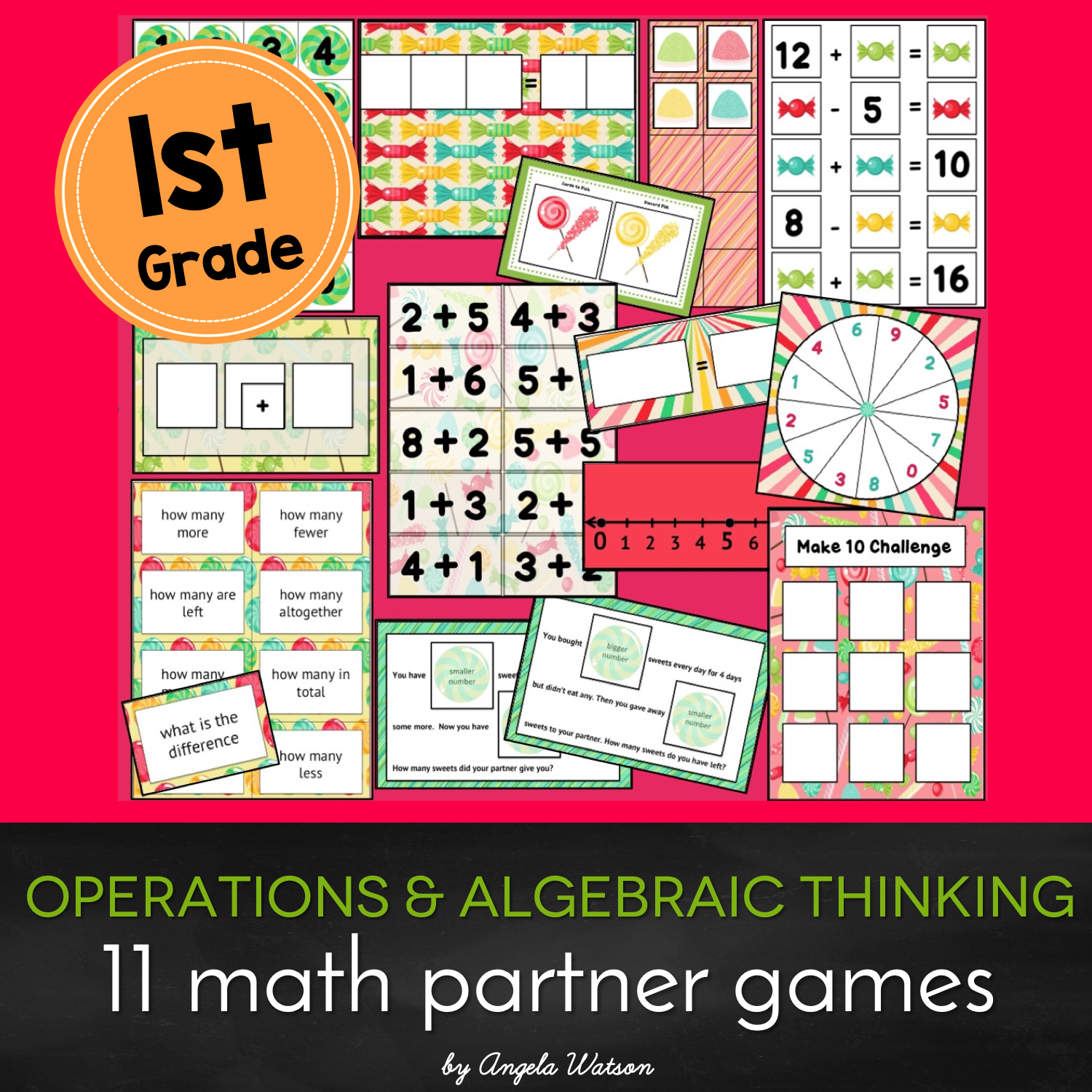 1st Grade Operations & Algebraic Thinking: 11 Math Games – Truth for ...