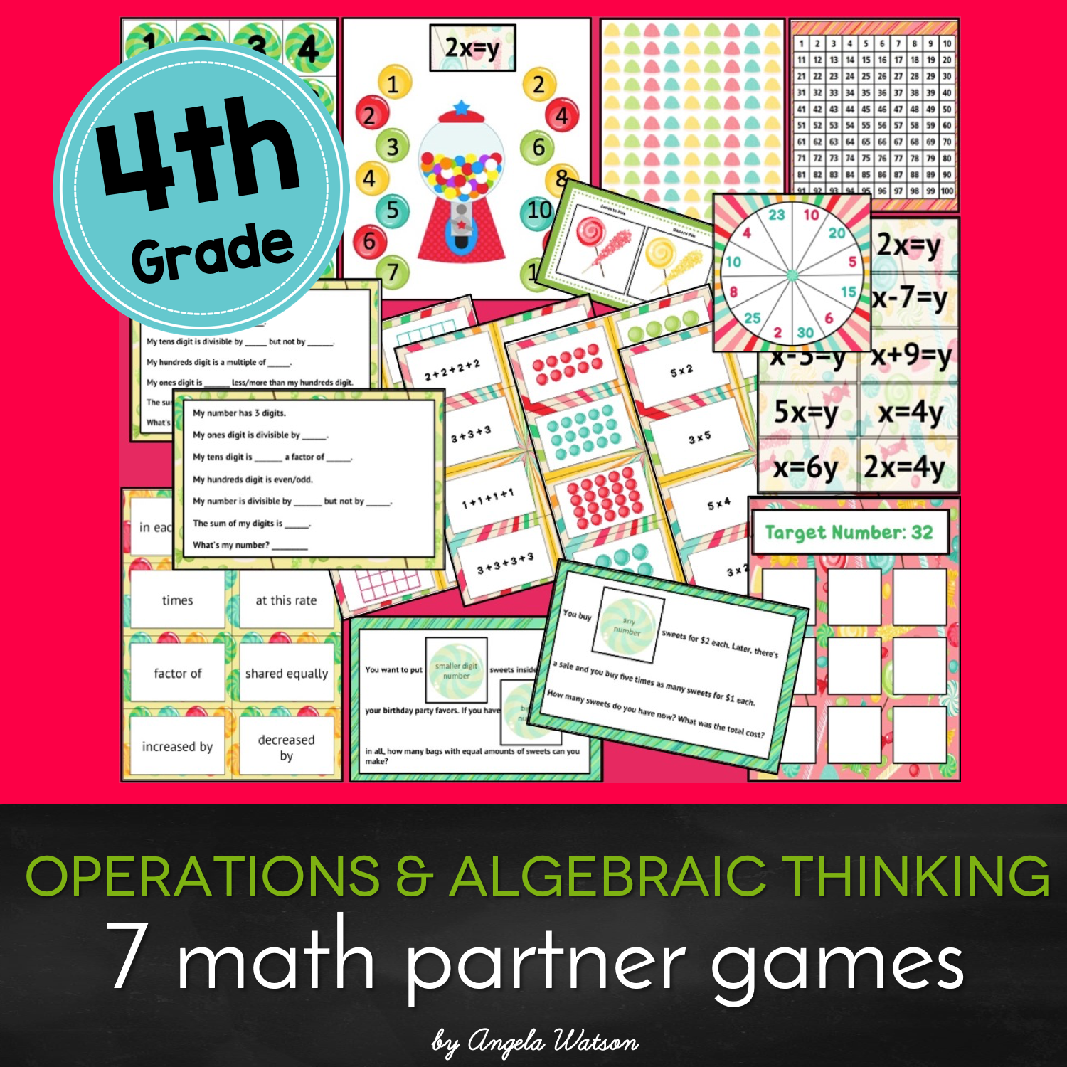 4th Grade Operations & Algebraic Thinking: 7 Math Games – Truth for ...