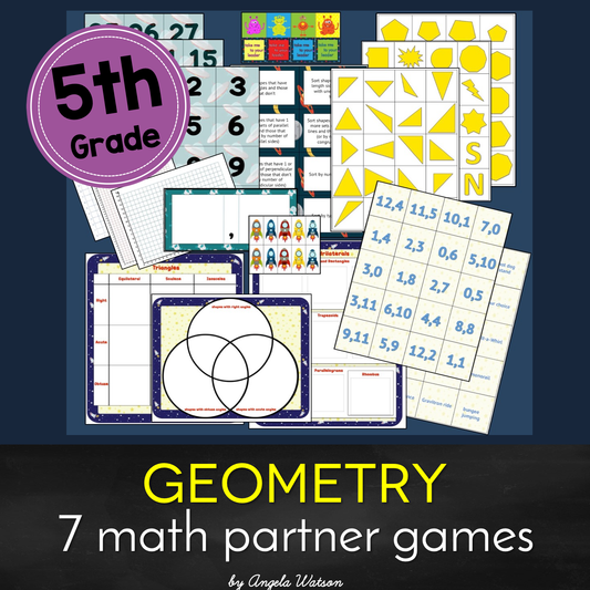 5th Grade Geometry: 7 Math Games