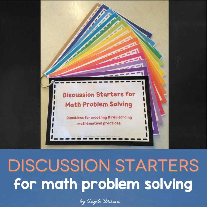 Problem Solving Starters Math Discussion Starters for Problem Solving – Truth for Teachers