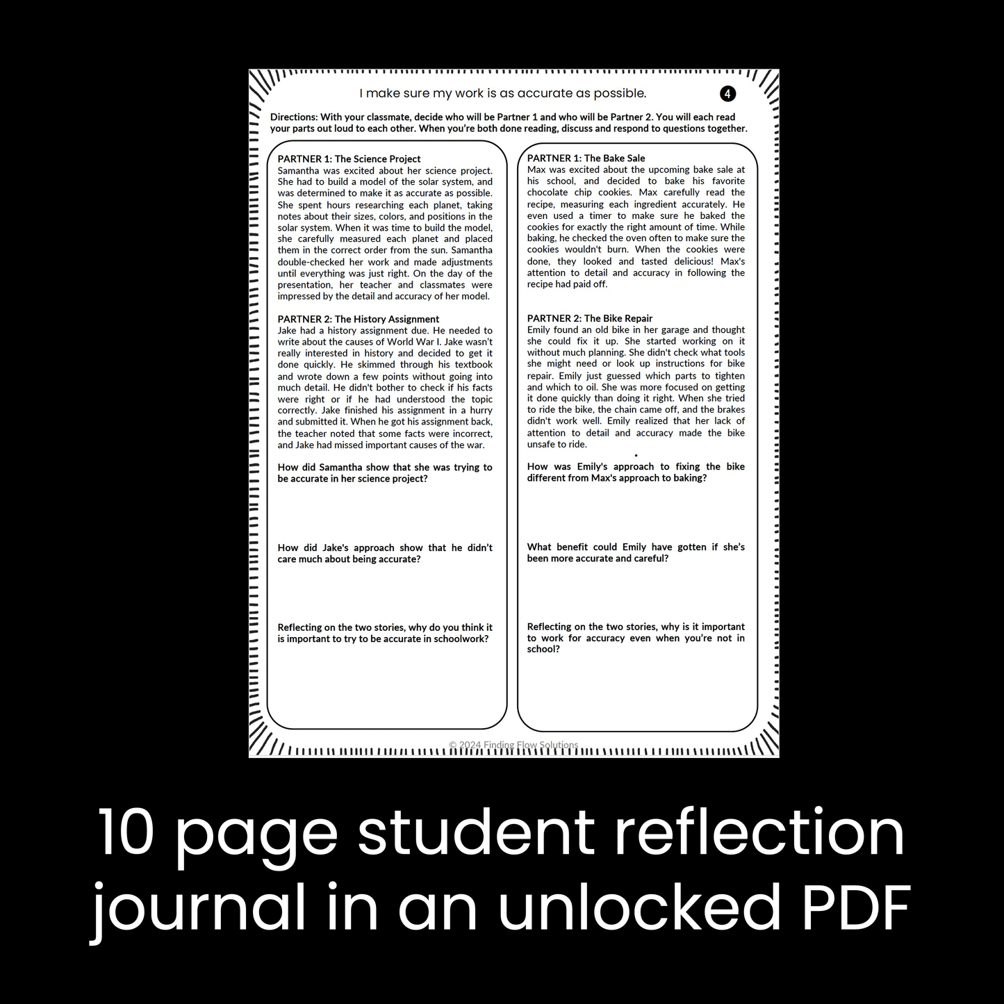 Work Ethic and Responsibility: 10 lessons with PPT and student journals