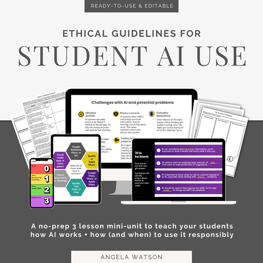 Ethical Student AI Use Guidelines: Teach students to use artificial intelligence